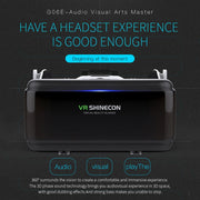 VR SHINECON G06E Virtual Reality 3D Video Glasses Suitable for 4.7 inch