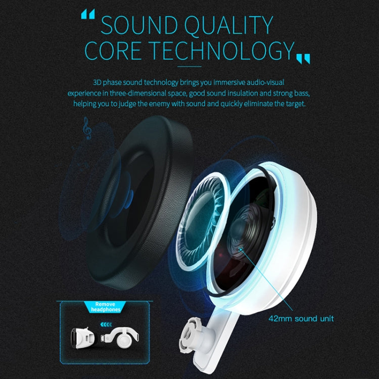 VR SHINECON G06E Virtual Reality 3D Video Glasses Suitable for 4.7 inch