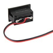 V40D 2 Wires Blue Light Display Mini Water-resistant IPX4 Digital Voltage Meter, Measure Voltage: DC 15-120V