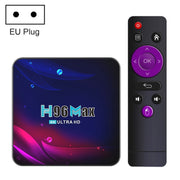 H96 Max V11 4K Smart TV BOX Android 11.0 Media Player with Remote Control, RK3318 Quad-Core 64bit Cortex-A53, RAM: 4GB, ROM: 64GB, Support Dual Band WiFi, Bluetooth, Ethernet, EU Plug