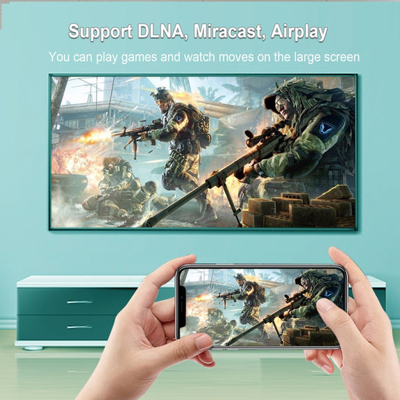 H96 Max V11 4K Smart TV BOX Android 11.0 Media Player with Remote Control, RK3318 Quad-Core 64bit Cortex-A53, RAM: 4GB, ROM: 64GB, Support Dual Band WiFi, Bluetooth, Ethernet, EU Plug