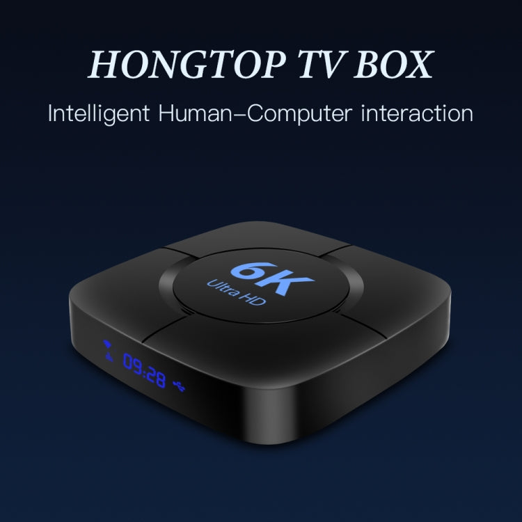 6K UHD Smart TV Box, Android 10.0, Allwinner H616 Quad Core, 2GB+8GB,UK Plug