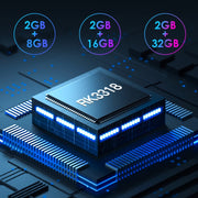 H50 Mini 4K Smart Network TV Box, Android 10.0, RK3318 Quad Core, 2GB+8GB, US Plug