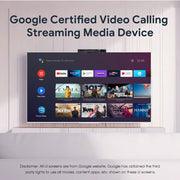 MECOOL KA2 Video Calling on TV Android 10.0 Smart TV Box with Remote Control, Amlogic S905X4 Quad Core Cortex A35, 4GB+64GB, Dual-Band / Ethernet / Camera(US Plug)