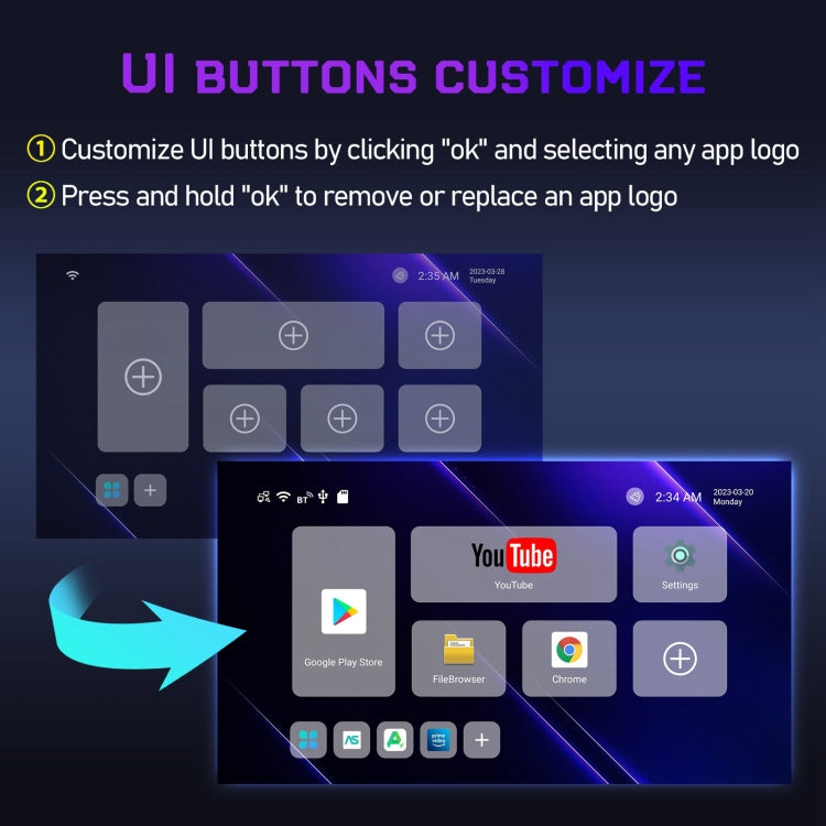 H96 Max W2 4K Ultra HD Android 11.0 Smart TV Box with Remote Control, Amlogic S905W2 Quad-Core, 4GB+64GB(US Plug)