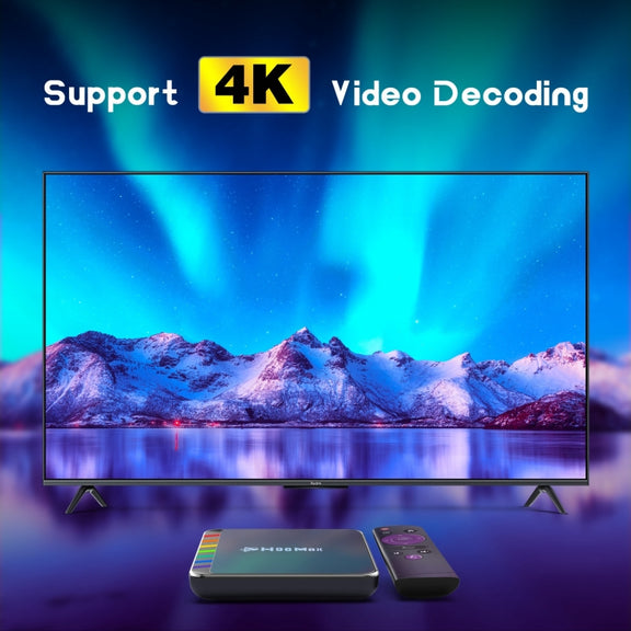 H96 Max W2 4K Ultra HD Android 11.0 Smart TV Box with Remote Control, Amlogic S905W2 Quad-Core, 4GB+64GB(US Plug)