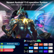 X88 Pro 13 Android 13.0 Smart TV Box with Remote Control, RK3528 Quad-Core, 4G+64GB (US Plug)