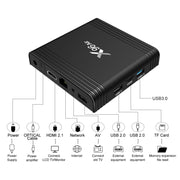 X96 Air 8K Smart TV BOX Android 9.0 Media Player with Remote Control, Quad-core Amlogic S905X3, RAM: 4GB, ROM: 32GB, Dual Band WiFi, Bluetooth, EU Plug