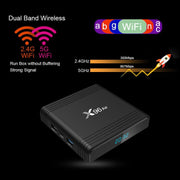 X96 Air 8K Smart TV BOX Android 9.0 Media Player with Remote Control, Quad-core Amlogic S905X3, RAM: 4GB, ROM: 32GB, Dual Band WiFi, Bluetooth, EU Plug