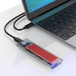 ORICO TCM2-C3 NVMe M.2 SSD Enclosure (10Gbps)(Red) - HDD Enclosure by ORICO | Online Shopping South Africa | PMC TechLife | Buy Now Pay Later Mobicred