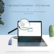 ORICO TCM2-C3 NVMe M.2 SSD Enclosure (10Gbps)(Black)