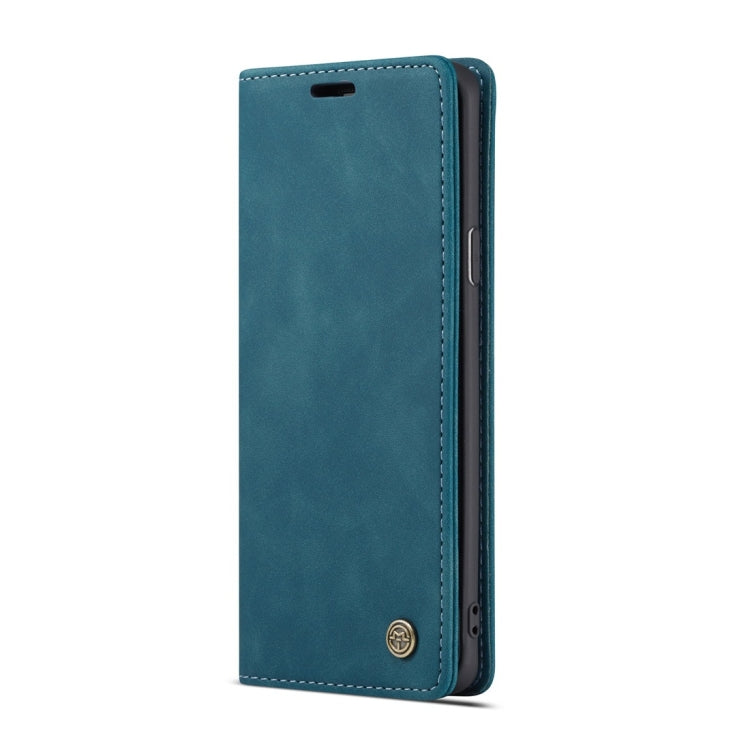 CaseMe-013 Multifunctional Retro Frosted Horizontal Flip Leather Case with Card Slot & Holder & Wallet for Galaxy S8 Plus(Blue)