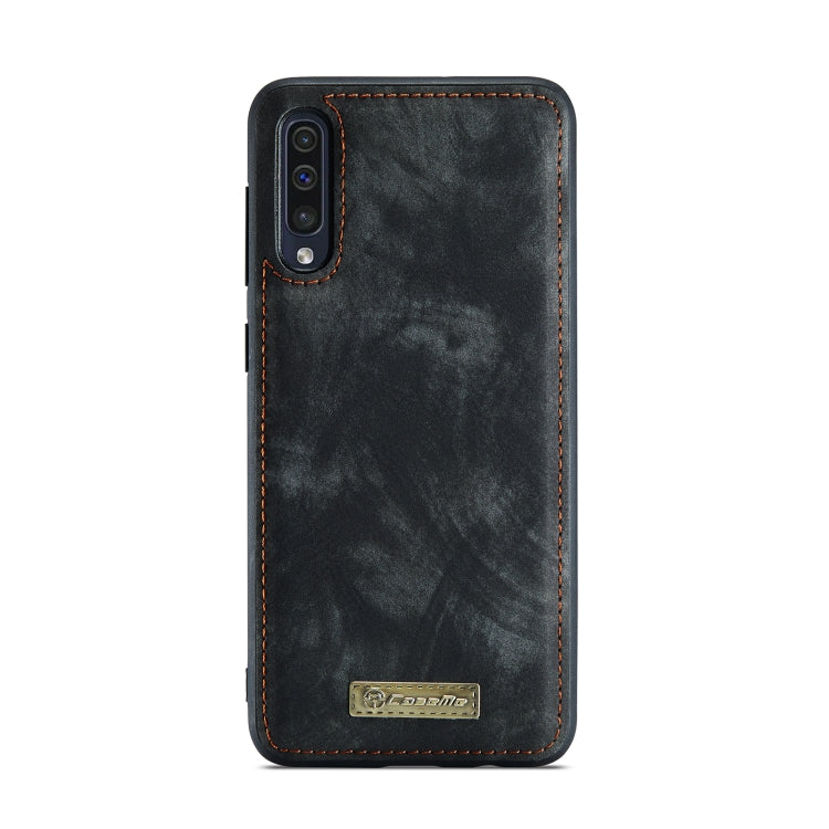 CaseMe-008 For Samaung Galaxy A30S／A50S／A50 Detachable Multifunctional Flip Leather Case (Black)