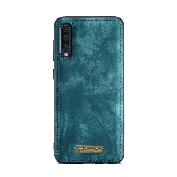 CaseMe-008 For Samaung Galaxy A30S／A50S／A50 Detachable Multifunctional Flip Leather Case (Blue)
