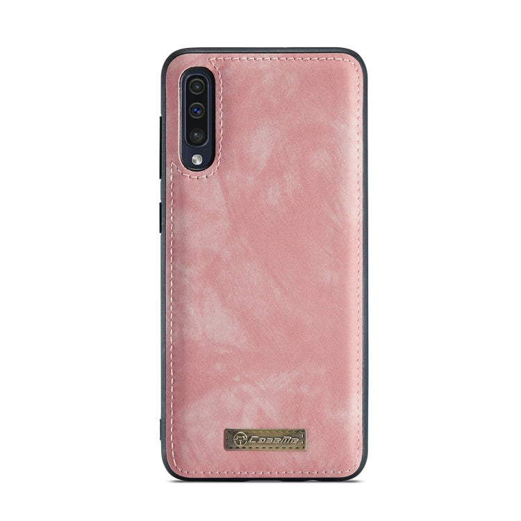 CaseMe-008 For Samaung Galaxy A30S／A50S／A50 Detachable Multifunctional Flip Leather Case (Pink)