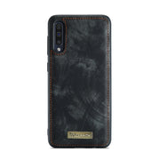 For Samsung Galaxy A70 CaseMe-008 Detachable Multifunctional Flip Leather Phone Case(Black)