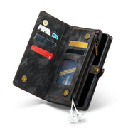 For Samsung Galaxy A70 CaseMe-008 Detachable Multifunctional Flip Leather Phone Case(Black)