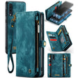 For Samsung Galaxy A70 CaseMe-008 Detachable Multifunctional Flip Leather Phone Case(Blue) - free shipping - PMC Jewellery - Order now!