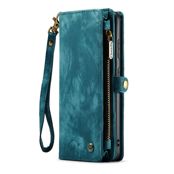 For Samsung Galaxy A70 CaseMe-008 Detachable Multifunctional Flip Leather Phone Case(Blue)