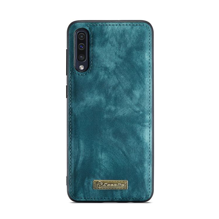 For Samsung Galaxy A70 CaseMe-008 Detachable Multifunctional Flip Leather Phone Case(Blue)