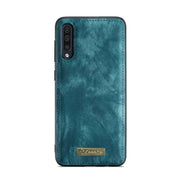 For Samsung Galaxy A70 CaseMe-008 Detachable Multifunctional Flip Leather Phone Case(Blue)