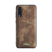 CaseFor Samsung Galaxy A70 CaseMe-008 Detachable Multifunctional Flip Leather Phone Case(Brown)