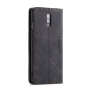 CaseMe-013 Multifunctional Horizontal Flip Leather Case with Card Slot & Holder for OnePlus 7(Black)