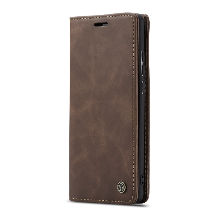CaseMe-013 Multifunctional Horizontal Flip Leather Case with Card Slot & Holder for Galaxy M20(Coffee)