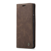 CaseMe-013 Multifunctional Horizontal Flip Leather Case with Card Slot & Holder for Galaxy M20(Coffee)