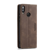 CaseMe-013 Multifunctional Horizontal Flip Leather Case with Card Slot & Holder for Galaxy M20(Coffee)