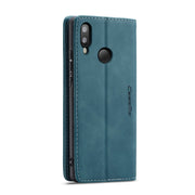 CaseMe-013 Multifunctional Horizontal Flip Leather Case with Card Slot & Holder for Galaxy M20(Blue)
