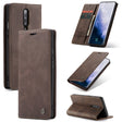 CaseMe-013 Multi-functional Retro Frosted Horizontal Flip Leather Case with Card Slot & Holder & Wallet For OnePlus 7 Pro(Coffee) - OnePlus Cases by CaseMe | Online Shopping South Africa | PMC Jewellery | Buy Now Pay Later Mobicred