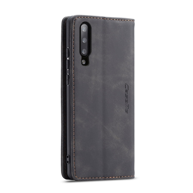 CaseMe-013 Multi-functional Retro Frosted Horizontal Flip Leather Case with Card Slot & Holder & Wallet For Xiaomi Mi 9(Black)