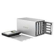 ORICO Honeycomb Series WS400C3 SATA 3.5 inch USB-C / Type-C 4 Bays Aluminum Alloy HDD / SSD Enclosure, The Maximum Support Capacity: 40TB