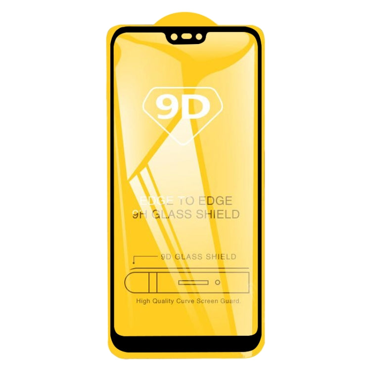9D Full Glue Full Screen Tempered Glass Film For Huawei P20 Lite / Nova 3e