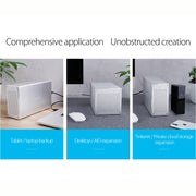 ORICO Honeycomb Series WS500RC3 SATA 3.5 inch USB-C / Type-C 5 Bays Aluminum Alloy HDD / SSD Enclosure with Raid, The Maximum Support Capacity: 50TB