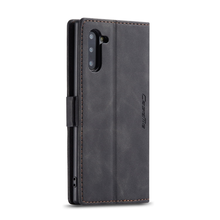 CaseMe-013 Multifunctional Horizontal Flip Leather Case with Card Slot & Holder for Galaxy Note 10(Black)