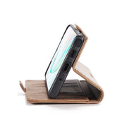 CaseMe-013 Multifunctional Horizontal Flip Leather Case with Card Slot & Holder for Galaxy Note 10(Brown)