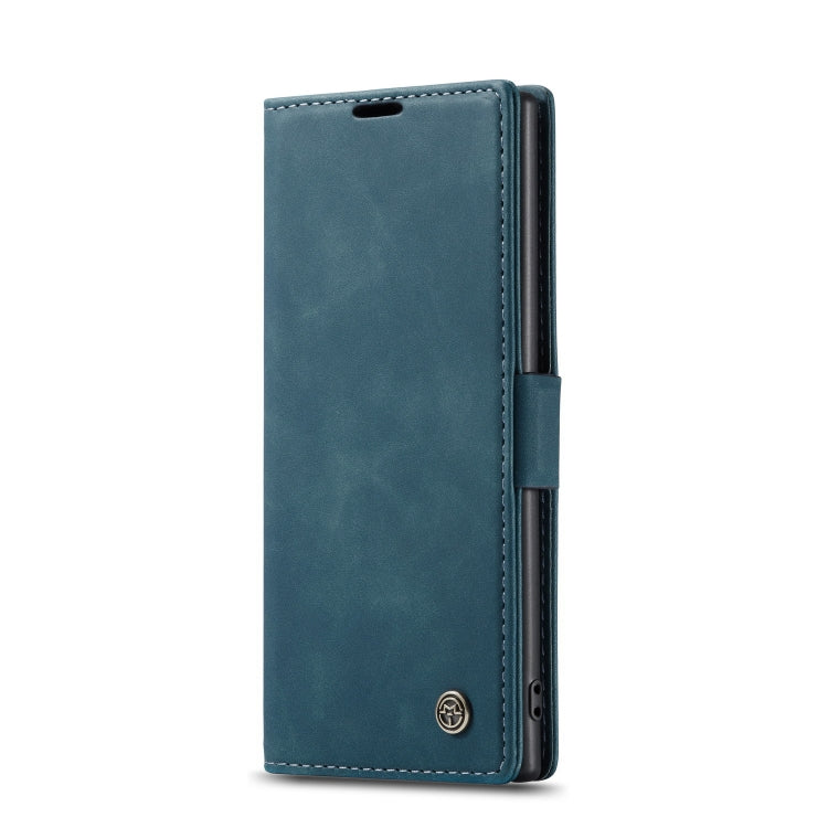 CaseMe-013 Multifunctional Horizontal Flip Leather Case with Card Slot & Holder for Galaxy Note 10(Blue)