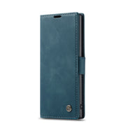 CaseMe-013 Multifunctional Horizontal Flip Leather Case with Card Slot & Holder for Galaxy Note 10(Blue)