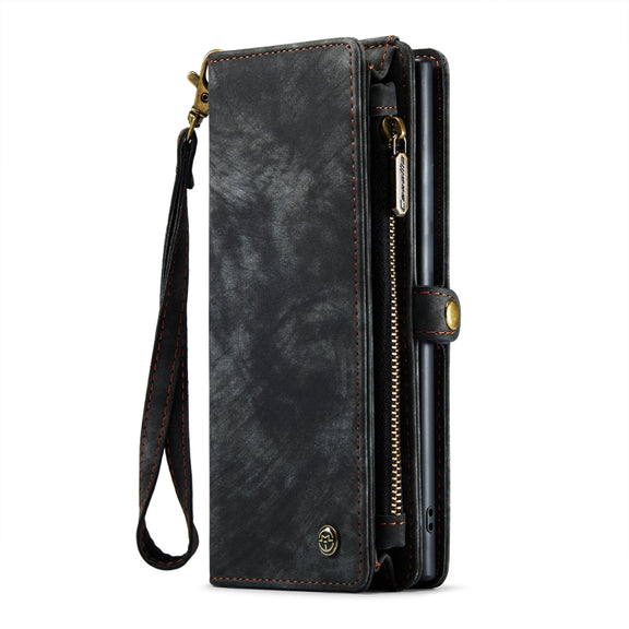 CasFor Samsung Galaxy Note10 CaseMe-008 Detachable Multifunctional Flip Leather Phone Case(Black)