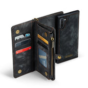 CasFor Samsung Galaxy Note10 CaseMe-008 Detachable Multifunctional Flip Leather Phone Case(Black)
