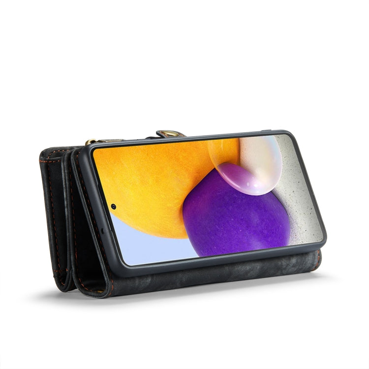CasFor Samsung Galaxy Note10 CaseMe-008 Detachable Multifunctional Flip Leather Phone Case(Black)