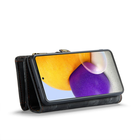 CasFor Samsung Galaxy Note10 CaseMe-008 Detachable Multifunctional Flip Leather Phone Case(Black)