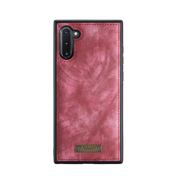 For Samsung Galaxy Note10 CaseMe-008 Detachable Multifunctional Flip Leather Phone Case(Red)