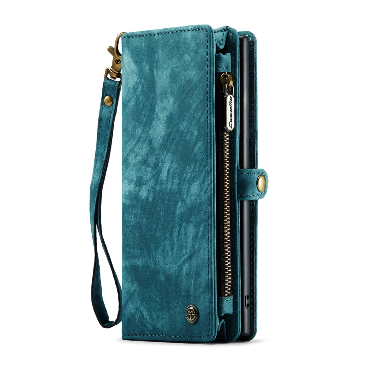 For Samsung Galaxy Note10 CaseMe-008 Detachable Multifunctional Flip Leather Phone Case(Blue)