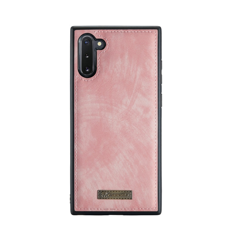 For Samsung Galaxy Note10 CaseMe-008 Detachable Multifunctional Flip Leather Phone Case(Pink)
