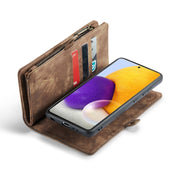For Samsung Galaxy Note10+ CaseMe-008 Detachable Multifunctional Flip Leather Phone Case(Brown)