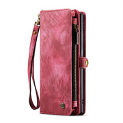 CFor Samsung Galaxy Note10+ CaseMe-008 Detachable Multifunctional Flip Leather Phone Case(Red)