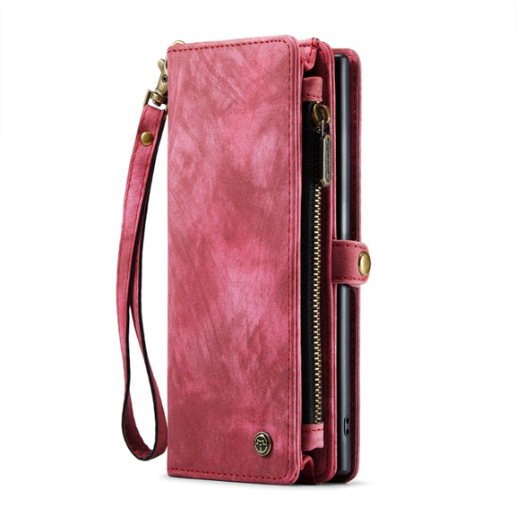 CFor Samsung Galaxy Note10+ CaseMe-008 Detachable Multifunctional Flip Leather Phone Case(Red)